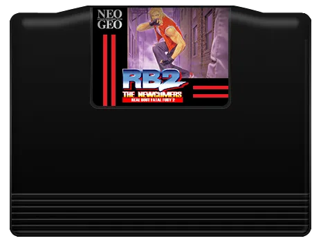 Real Bout Fatal Fury 2 Neo Geo AES cartridge.