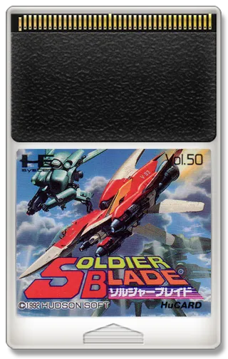 Soldier Blade PC Engine HuCard.