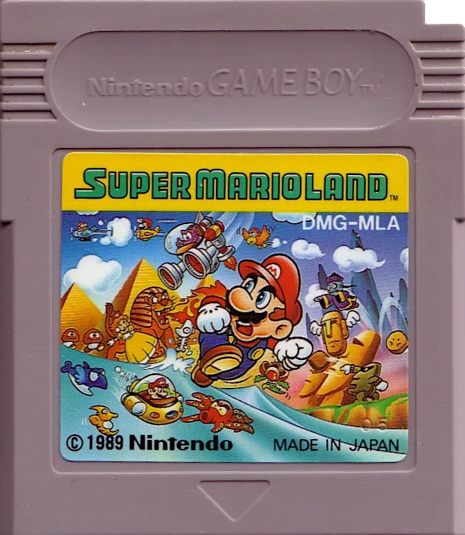 Super Mario Land Game Boy cartridge.