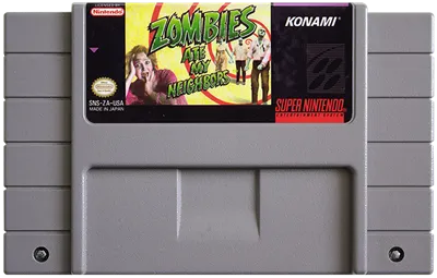 Zombies Ate My Neighbors SNES cartridge.